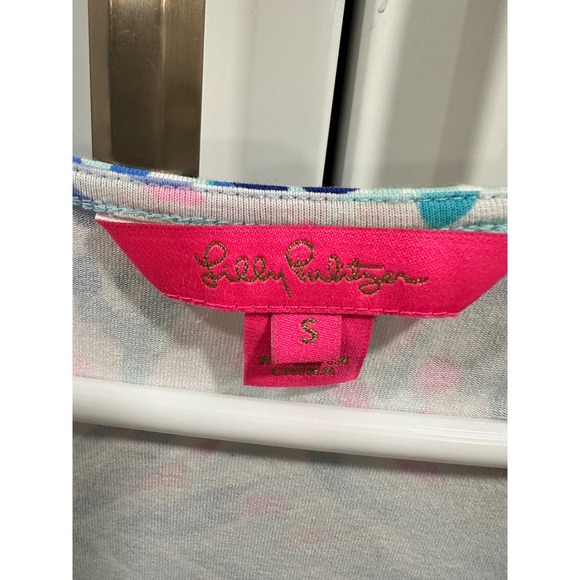 Lilly Pulitzer Womens Printed Sleeveless V Neck Jogger Jumpsuit Size S - Picture 4 of 7